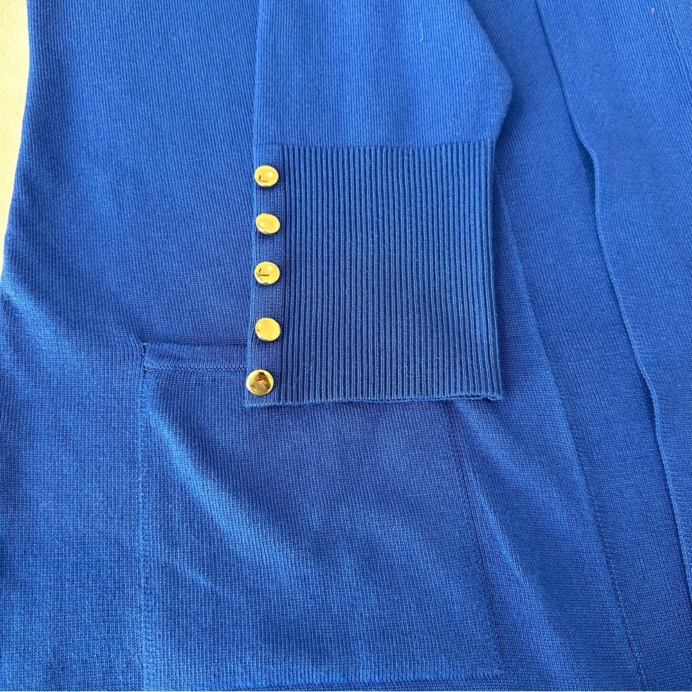 JM Collection Cardigan Women's XL Lagenlook Modern Office Pockets Lightweight - Picture 4 of 14